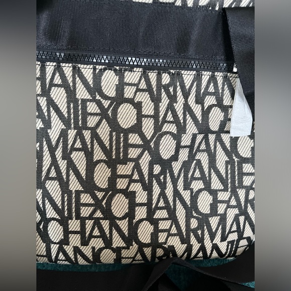Armani Exchange All Over Logo Print Design Crossbody Bag Brand New with tag - Picture 5 of 6